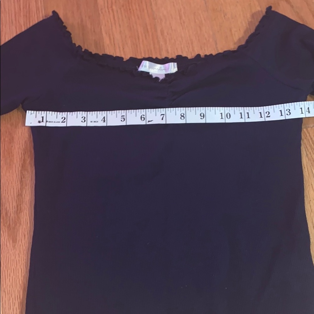 SWS Essentials Ribbed Off the Shoulder Medium - Picture 4 of 8